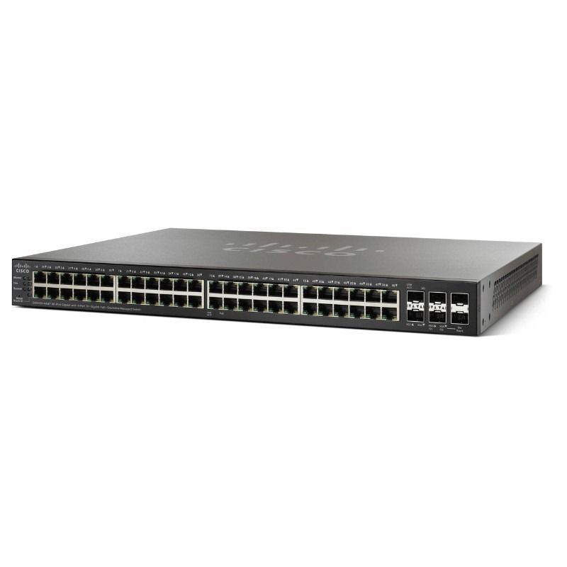 Cisco SG500X-48 48-Port Gigabit Ethernet Layer 3 Switch with 10 Gigabit Uplinks