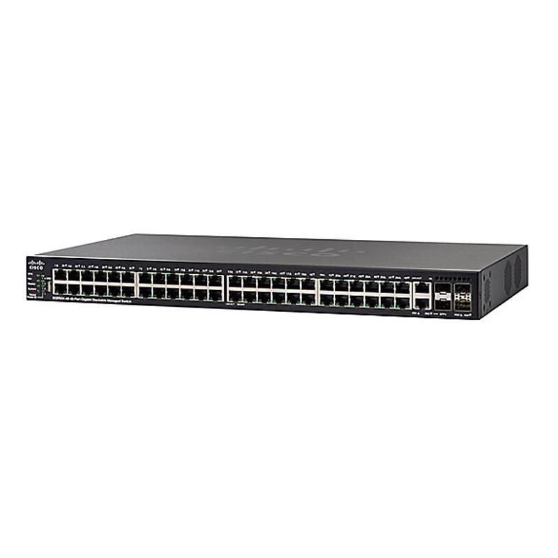 SG550X-48P, Cisco SG550X Switch, 48xPoE+ 382W/4x10GE SFP+