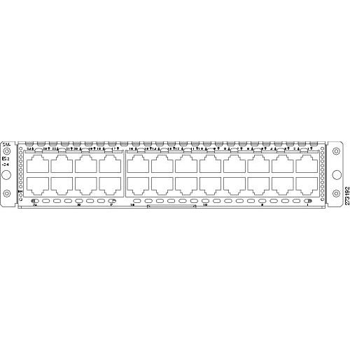 SM-ES2-24, Cisco Enhanced EtherSwitch Module, 23xFE/1xGE/L2 Switching