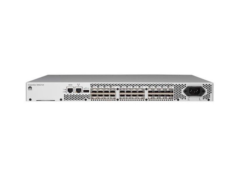 SN2Z07FCSP, Huawei OceanStor SNS2224 FC Switch, 24x8Gb SFP/24 Ports/AC Dual PS
