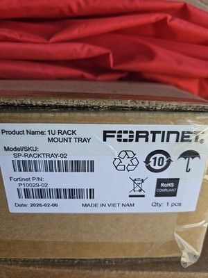 Fortinet SP-RACKTRAY-02 Rack Mount Tray for FortiGate E F G Series