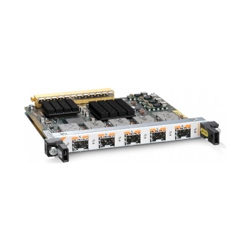SPA-5X1GE-V2, Cisco 7600 Series Shared Port Adapter, 5xGE ports/Hot-swappable/High throughput