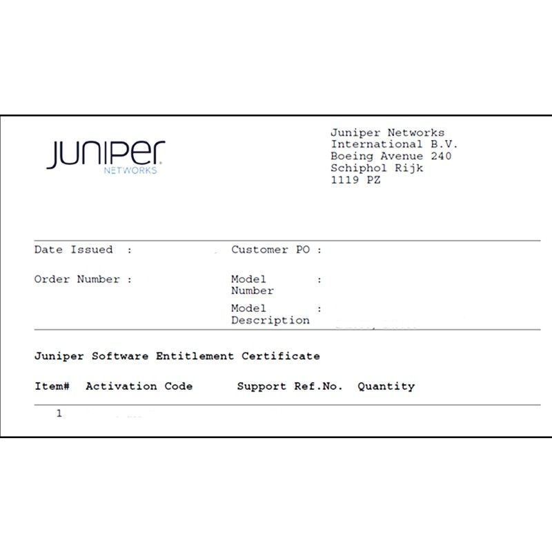 SRX300-JSB, Juniper SRX300 License, JUNOS Software Base