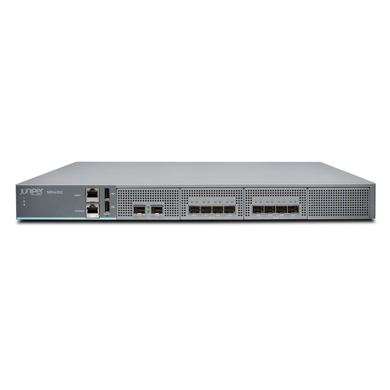 SRX4100-SYS-JB-AC, Juniper SRX4100 Services Gateway, 8x10GE/2xAC PSU/4xFAN Trays