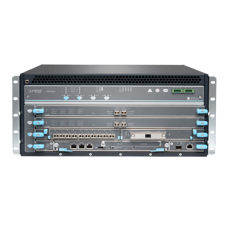 SRX5400X-B6-AC, Juniper SRX5400X Firewall, 2xSRX5400X/1xRE2 per unit/4 Extra AC PEMs
