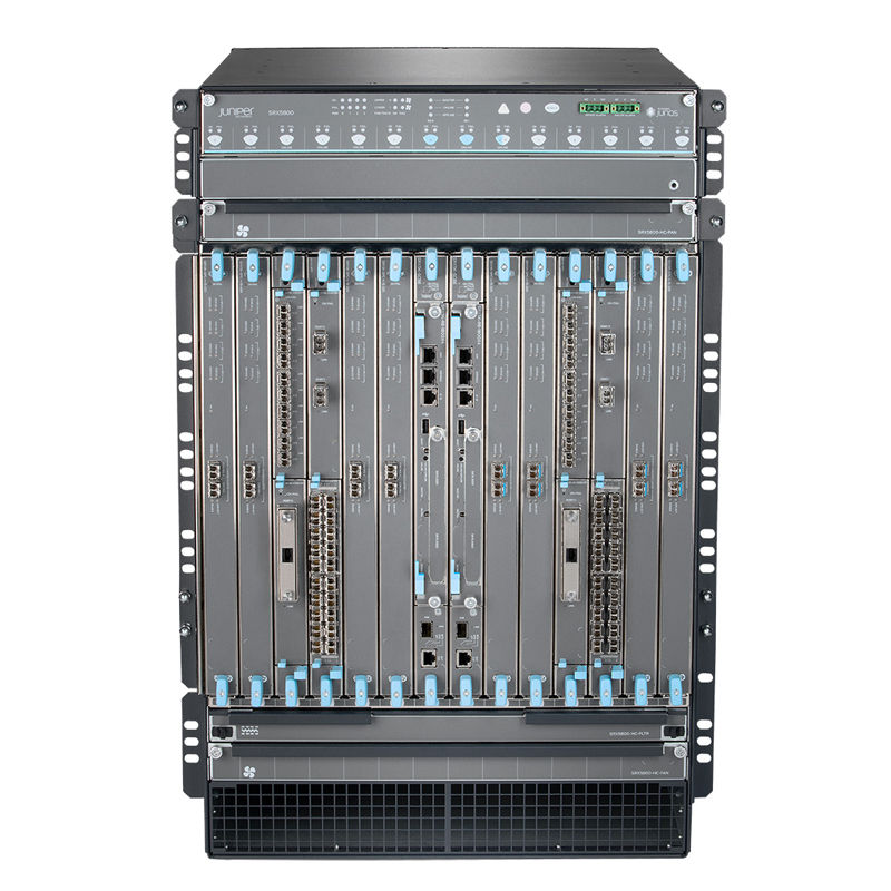 SRX5800X-CHAS, Juniper SRX5800 Series Chassis, Enhanced midplane/No fan tray/Spare