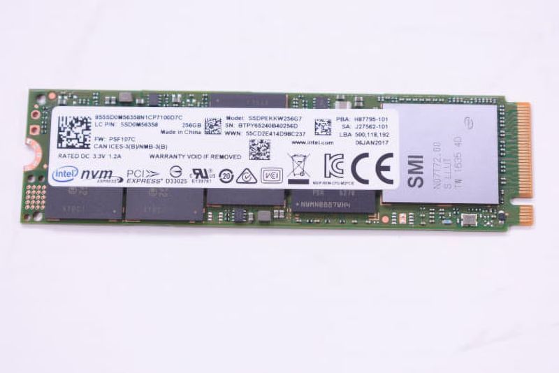 Intel 600p Series 256GB M.2 NVMe SSD