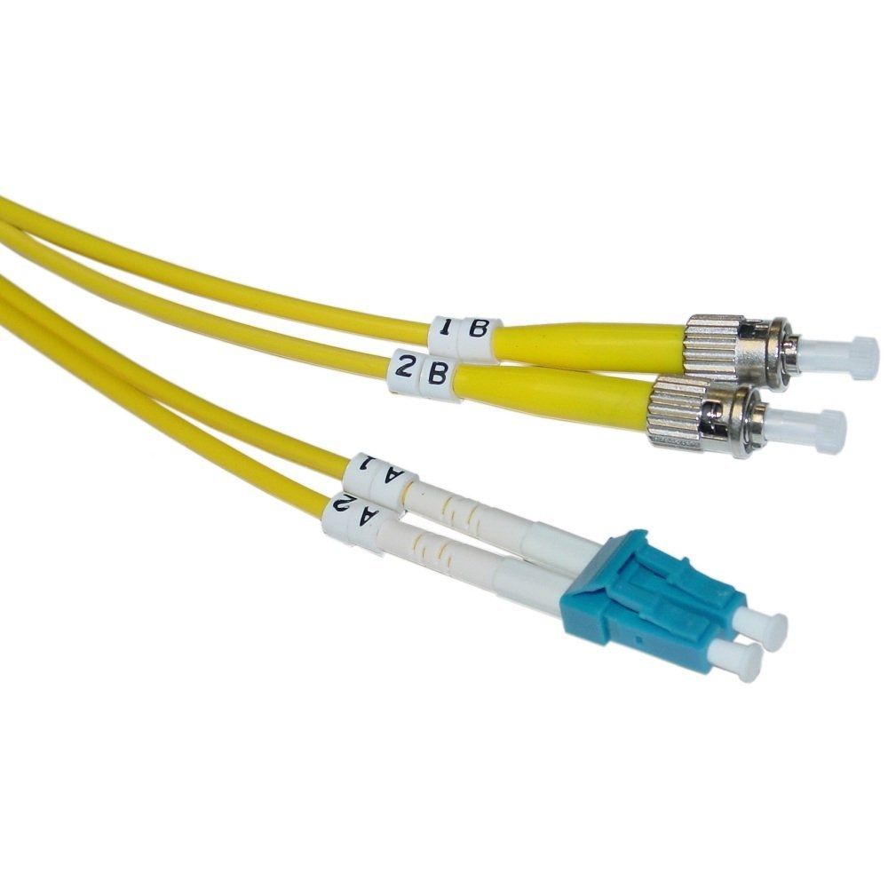 ST-LC-3-Meter-Singlemode-Fiber-Optic-Cable, Cisco ST-LC-3-Meter Series Fiber Optic Cable, ST/LC Connector/Single-mode/3m Length