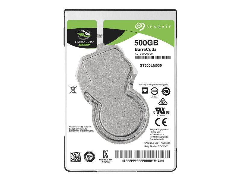 Seagate BarraCuda Pro 500GB 7200RPM 128MB Cache SATA 6Gb/s 2.5-Inch Internal Hard Drive