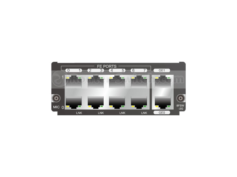SU1D0E8F2G00, Huawei Switch Interface Card, 8xFE(RJ45)/2xGE(RJ45)