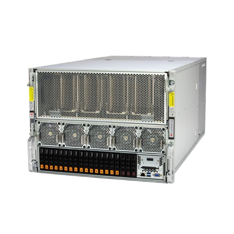 HGX SYS-821GE-TNHR, Supermicro HGX Server, 2xIntel 8558+, 8x64GB DDR5, 8xNVIDIA Delta-Next HGX GPU