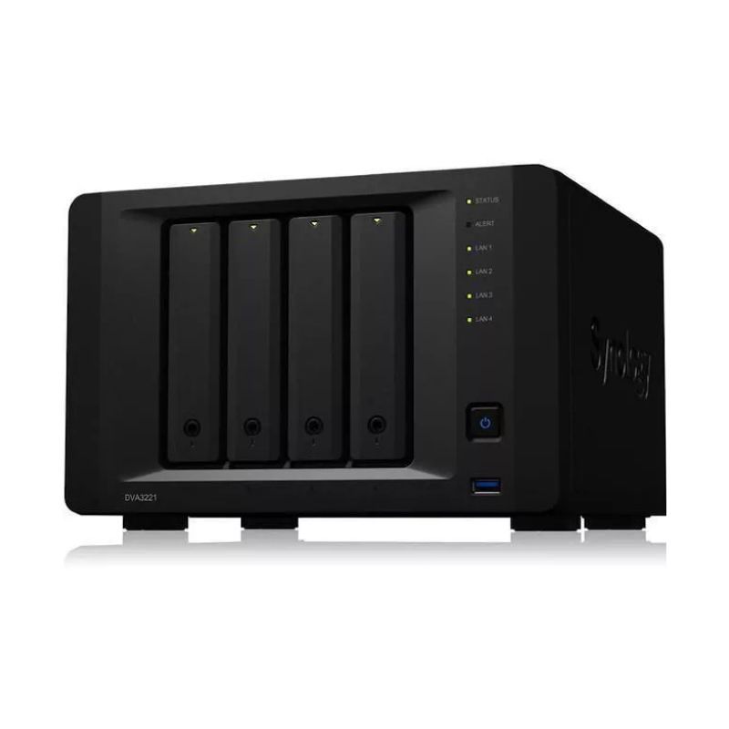 DVA3221, Synology Storage, 4-Bay/4x1GbE/GTX 1650