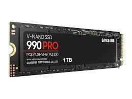 Samsung MZ-V9P1T0B/AM 990 PRO Series 1TB Multi-Level Cell PCI Express NVMe 4.0 x4 V-NAND (AES 256-bit Encryption) M.2 2280 Solid State Drive