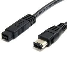 10FT HI-SPEED FIREWIRE IEEE CABLE-800MBPS WITH GOLD PLATED CONNECTORS 9PIN/6PIN
