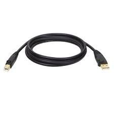 6FT USB 2.0 HI-SPEED A/B DEVICE CABLE SHIELDED MALE / MALE 6FEET