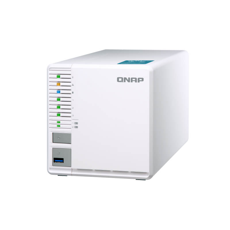 TS-351-2G, QNAP TS-351 NAS, Intel Celeron J1800/2GB RAM/3-Bay