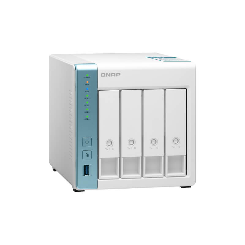 TS-431K, QNAP TS-431K NAS, Quad-core 1.7 GHz CPU/4 cores/Enhanced performance