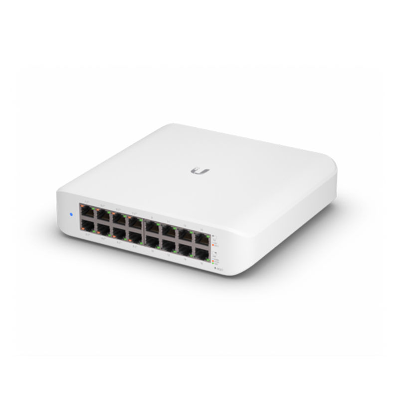 UBNT USW-LITE-16-POE, Ubiquiti USW-Lite Switch, 16xGbE RJ45/8xPoE+ Ports/Layer 2