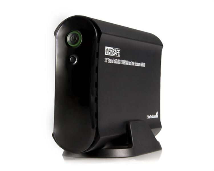 StarTech.com 3.5" eSATA/USB 2.0 Black 3.5"