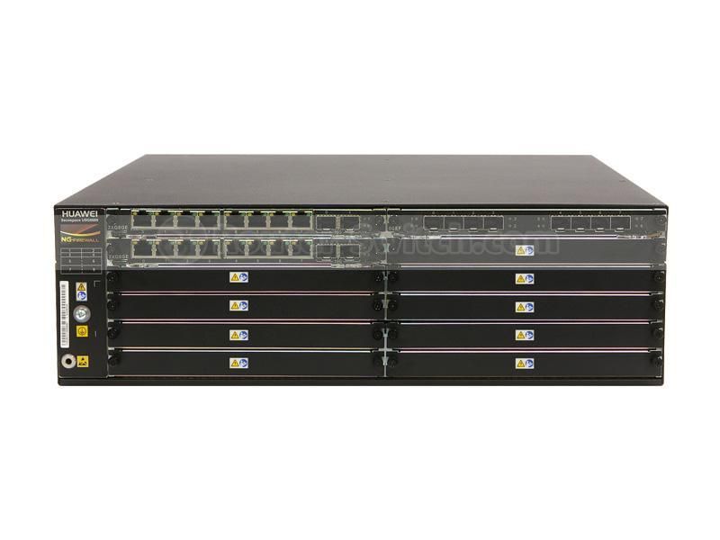 USG6670-AC, Huawei USG6600 Firewall, 16GE(RJ45)+8GE(SFP)+4x10GE(SFP)/16GB Memory/2 AC Power