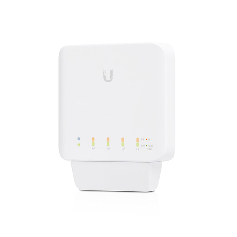 USW-Flex, Ubiquiti Switch, 5xGE/PoE/Desktop Wall Mount