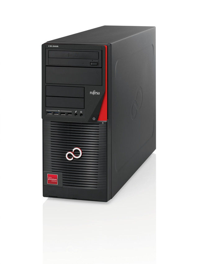 Fujitsu CELSIUS W530 Intel® Core™ i5 i5-4570 4 GB DDR3-SDRAM 1 TB HDD Windows 7 Professional Desktop Workstation Black