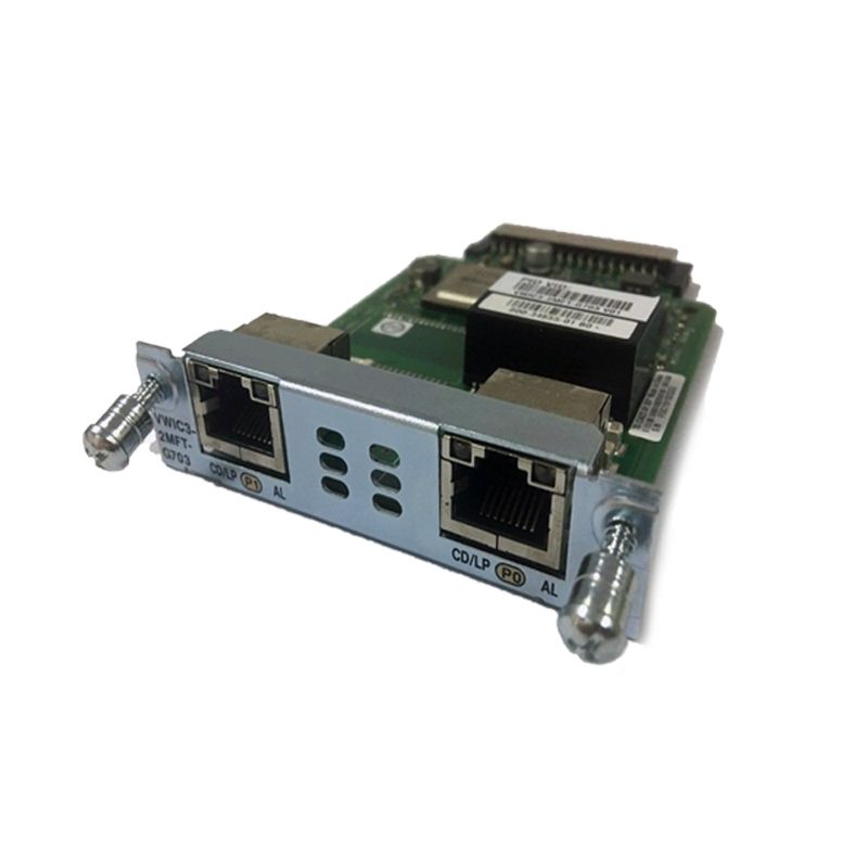 VWIC3-2MFT-G703, Cisco VWIC3-2MFT-G703 Voice/WAN Card, Dual-port G.703, Multi-Flex Voice/Data, Modular Interface