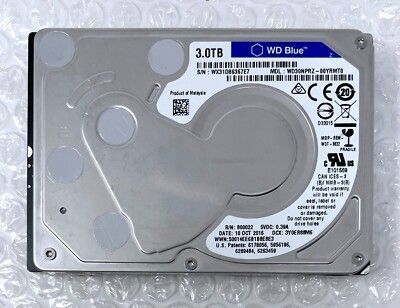 Western Digital WD30NPRZ Blue 3TB 2.5-inch Internal Hard Drive