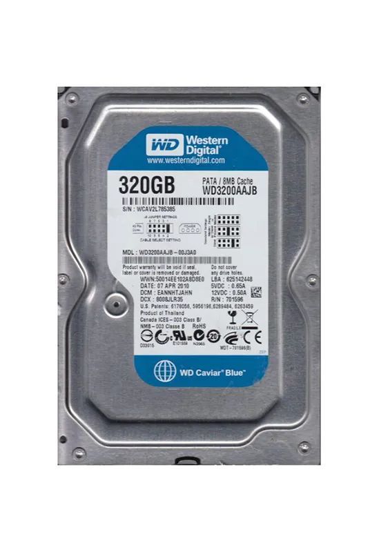 Western Digital WD3200AAJB-00J3A0 Caviar Blue 320GB 7.2K RPM PATA/IDE Hard Drive