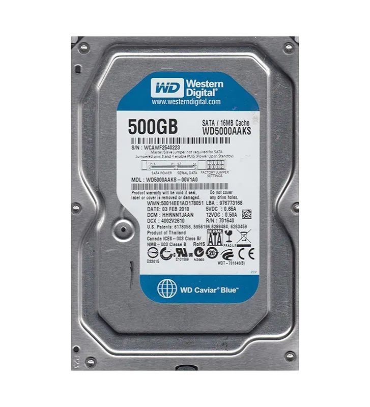 Western Digital Caviar Blue WD5000AAKS 500GB Internal Hard Drive