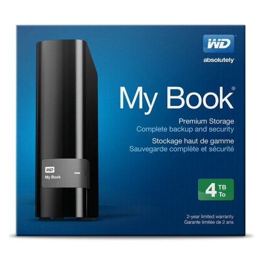 WDBFJK0040HBK - WD My Book 4TB USB 3.0 3.5" External Black Hard Drive