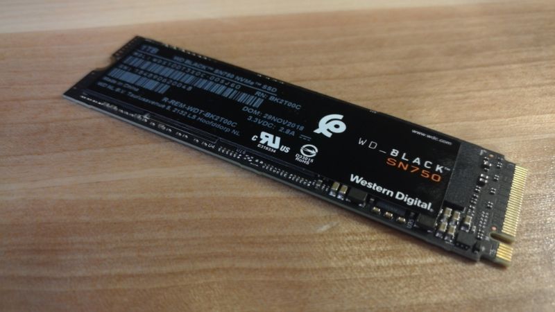 WD BLACK SN750 500GB NVMe PCIe Gen3 M.2 2280 Gaming SSD – WDS500G3X0C-00SJG0