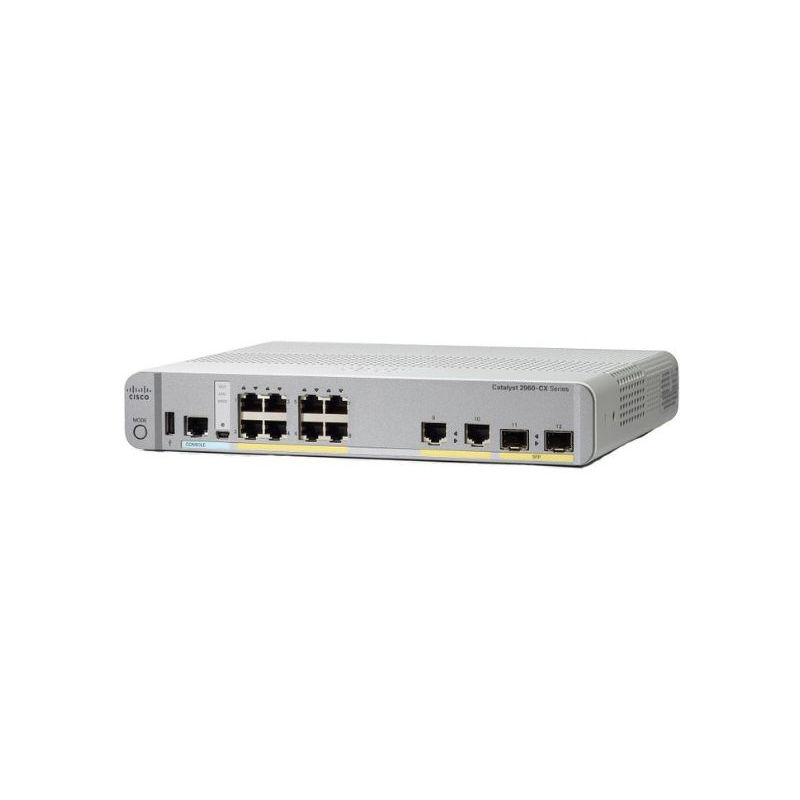 WS-C2960CX-8TC-L, Cisco Catalyst 2960-CX Switch, 8xGE ports/2xSFP uplinks/LAN Base