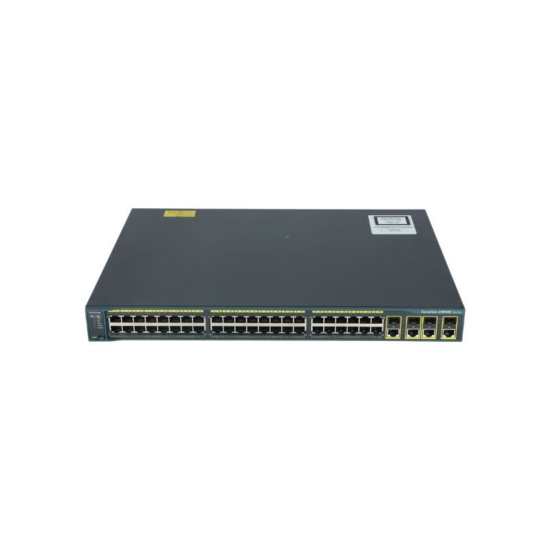 WS-C2960G-48TC-L, Cisco Catalyst Switch, 48x10/100/1000, 4xSFP, LAN Base
