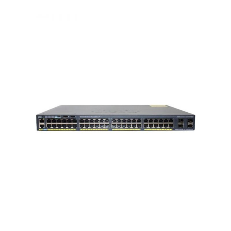 WS-C2960X-48FPS-L, Cisco Catalyst 2960-X Switch, 48xGigE PoE/4x1G SFP/740W PoE