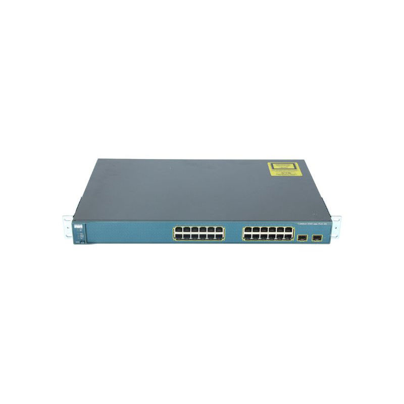 WS-C3560-24PS-S, Cisco Catalyst 3560 Switch, 24x10/100 PoE/2xSFP/IPB Image
