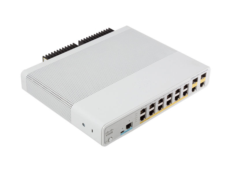 WS-C3560C-12PC-S, Cisco Catalyst 3560C Switch, 12xFE PoE/2xDual Uplink/IP Base