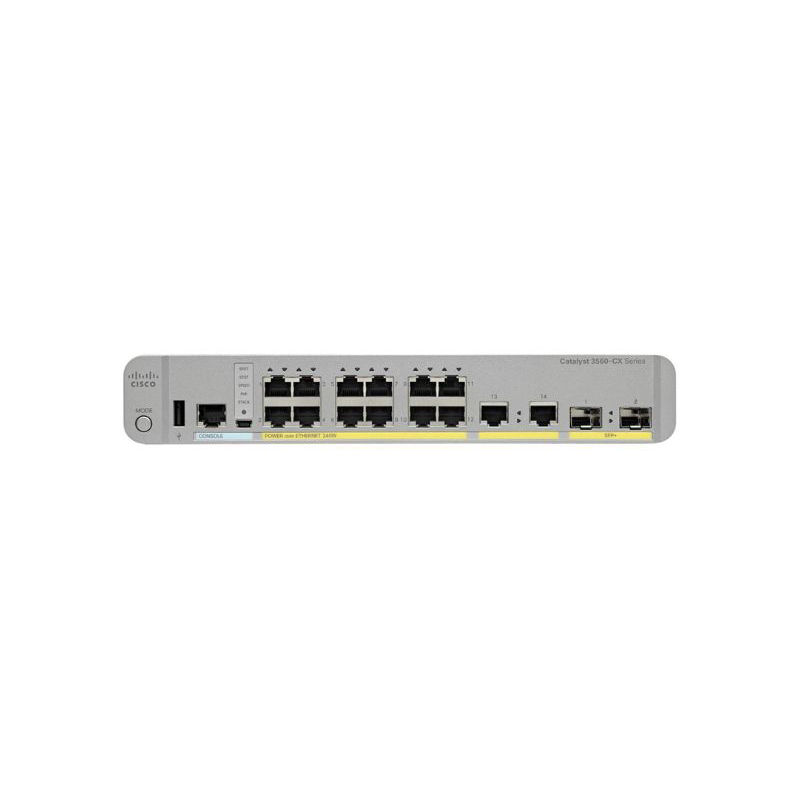WS-C3560CX-12PC-S, Cisco Catalyst 3560-CX Switch, 12xGE PoE/4xUplink/Layer 3