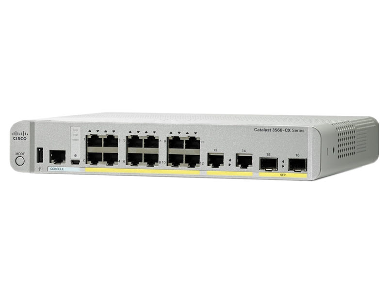 WS-C3560CX-12TC-S, Cisco Catalyst 3560-CX Switch, 12xGE/4xUplink/Data IP Base