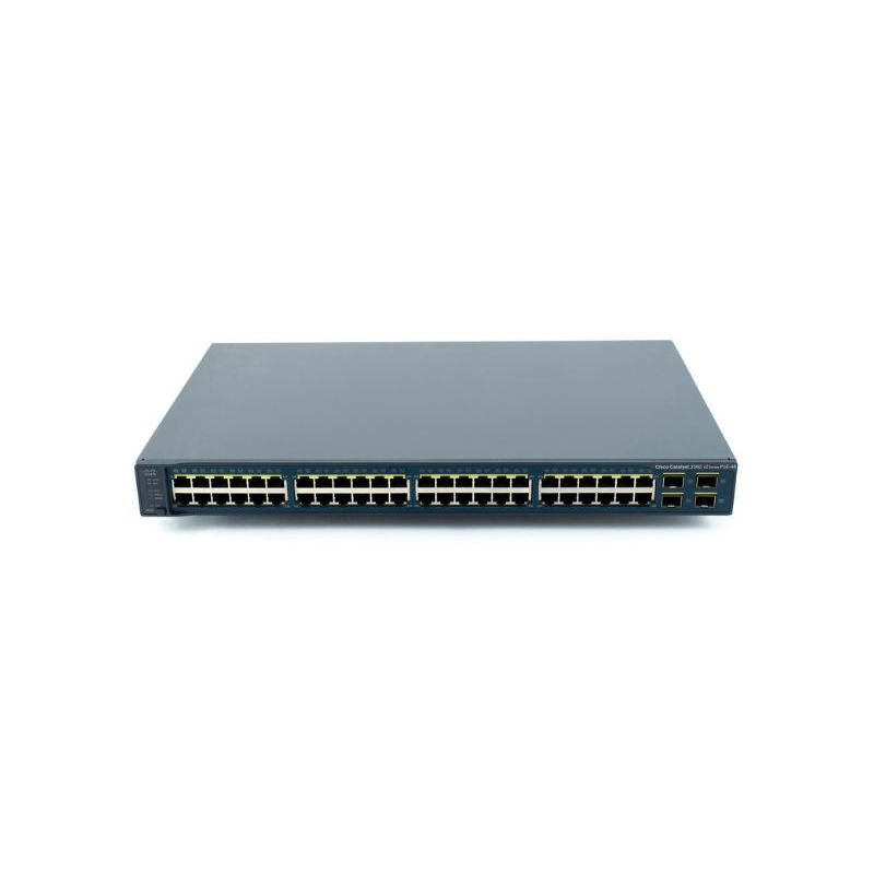 WS-C3560V2-48PS-S, Cisco Catalyst Switch, 48x10/100 PoE+, 4 SFP, Layer 3 Managed