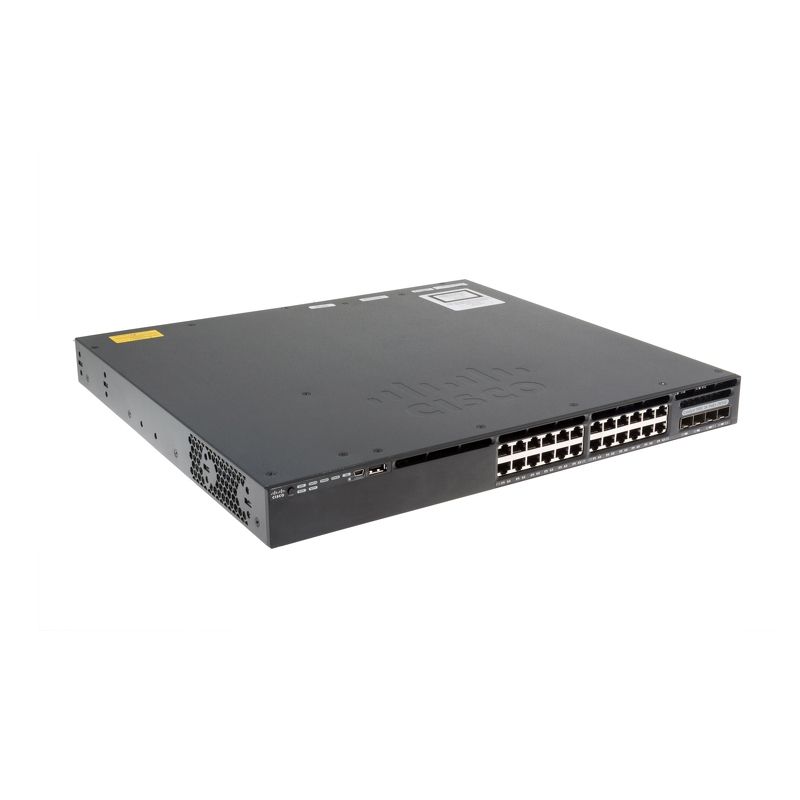 WS-C3650-24PD-L, Cisco Catalyst 3650 Switch, 24xPoE+ 2x10G Uplink LAN Base