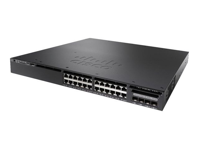 WS-C3650-24PWD-S, Cisco Catalyst 3650 Switch, 24xPoE Ports/2x10G Uplink/5 AP Licenses