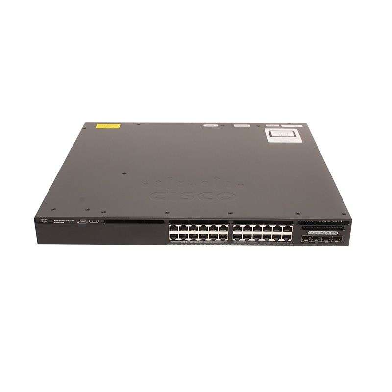 WS-C3650-24TS-S, Cisco Catalyst 3650 Switch, 24x1G Ethernet/4x1G Uplink/IP Base