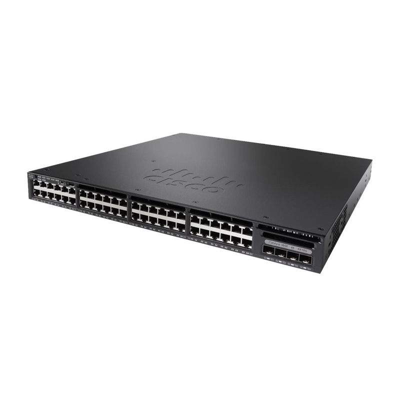 WS-C3650-48TD-S, Cisco Catalyst 3650 Switch, 48xGE/2x10GE SFP+/Layer 3/IP Base