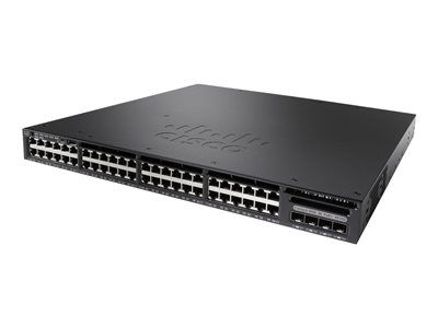 WS-C3650-48TS-S, Cisco Catalyst 3650 Switch, 48xGE RJ45/4x1G SFP/IP Base