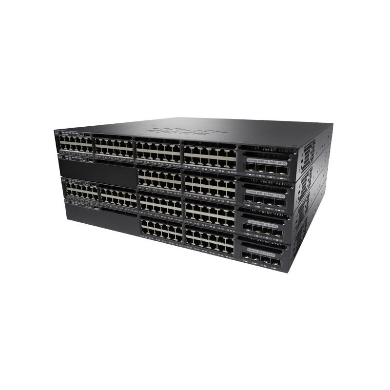 WS-C3650-8X24UQ-S, Cisco Catalyst 3650 Switch, 8x10G UPOE/16x1G UPOE/4x10G SFP+