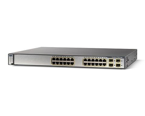 Cisco Catalyst 3750G-24TS-E1U 24 Port Switch
