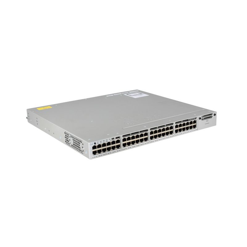WS-C3850-48F-S, Cisco Catalyst Switch, 48x1G PoE+/Layer 3/IP Base