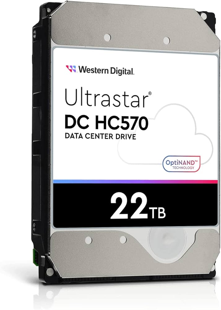 WUH722222ALE6L4 - Western Digital 22TB 7200RPM SATA 6Gb/s 3.5-in HDD