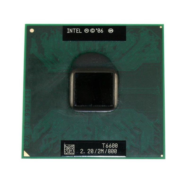 XXXCV Dell Intel Core-2 Duo T6600 Mobile Processor 2.20GHz 2MB 800MHz FSB Upgrade